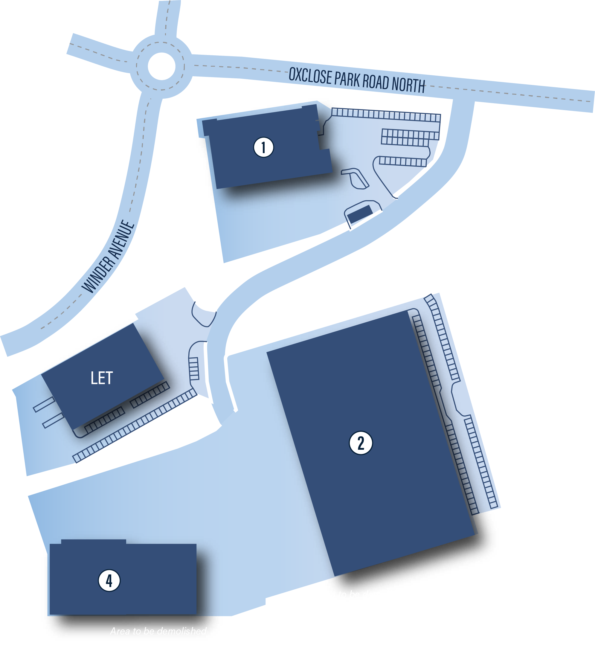 Site overview of Oxclose Park