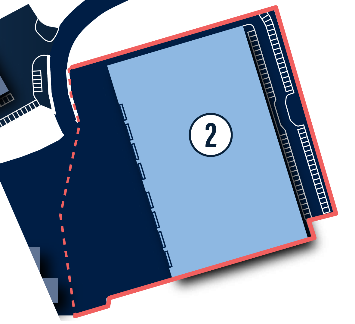 Unit Two floor plan